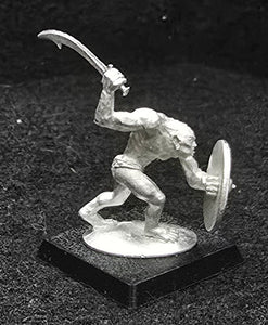 51-9034:  Unarmored Goblin Advancing, Weapon Raised