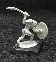 Load image into Gallery viewer, 51-9034:  Unarmored Goblin Advancing, Weapon Raised

