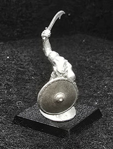 51-9034:  Unarmored Goblin Advancing, Weapon Raised