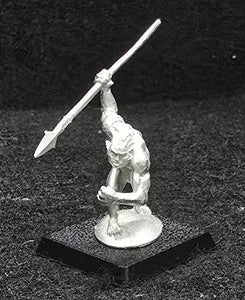 51-9034:  Unarmored Goblin Advancing, Weapon Raised