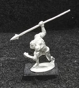 51-9034:  Unarmored Goblin Advancing, Weapon Raised