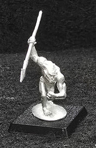 51-9034:  Unarmored Goblin Advancing, Weapon Raised