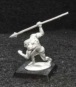 51-9034:  Unarmored Goblin Advancing, Weapon Raised