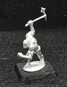 51-9034:  Unarmored Goblin Advancing, Weapon Raised