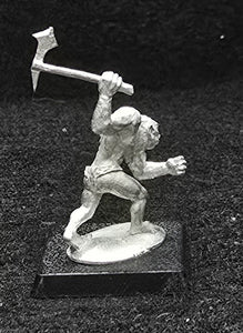 51-9034:  Unarmored Goblin Advancing, Weapon Raised