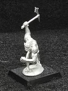 51-9034:  Unarmored Goblin Advancing, Weapon Raised