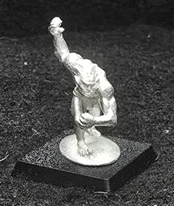 51-9034:  Unarmored Goblin Advancing, Weapon Raised