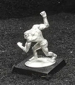 51-9034:  Unarmored Goblin Advancing, Weapon Raised