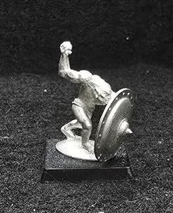 51-9034:  Unarmored Goblin Advancing, Weapon Raised