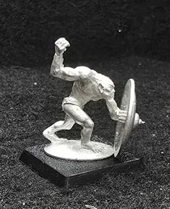 51-9034:  Unarmored Goblin Advancing, Weapon Raised