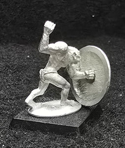 51-9034:  Unarmored Goblin Advancing, Weapon Raised