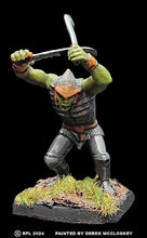 Load image into Gallery viewer, 51-9043:  Heavy Goblin in Full Armor, Attacking
