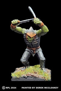 51-9043:  Heavy Goblin in Full Armor, Attacking