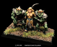 Load image into Gallery viewer, 51-9086:  Goblin Guards with Prisoner
