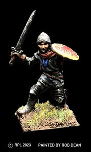 52-0003:  Adventurer with Sword and Round Shield III