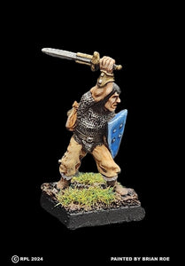 52-0015:  Adventurer with Sword and Heater Shield IV