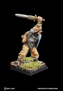 52-0015:  Adventurer with Sword and Heater Shield IV