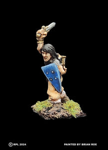 52-0015:  Adventurer with Sword and Heater Shield IV