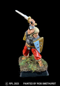 52-0015:  Adventurer with Sword and Heater Shield IV