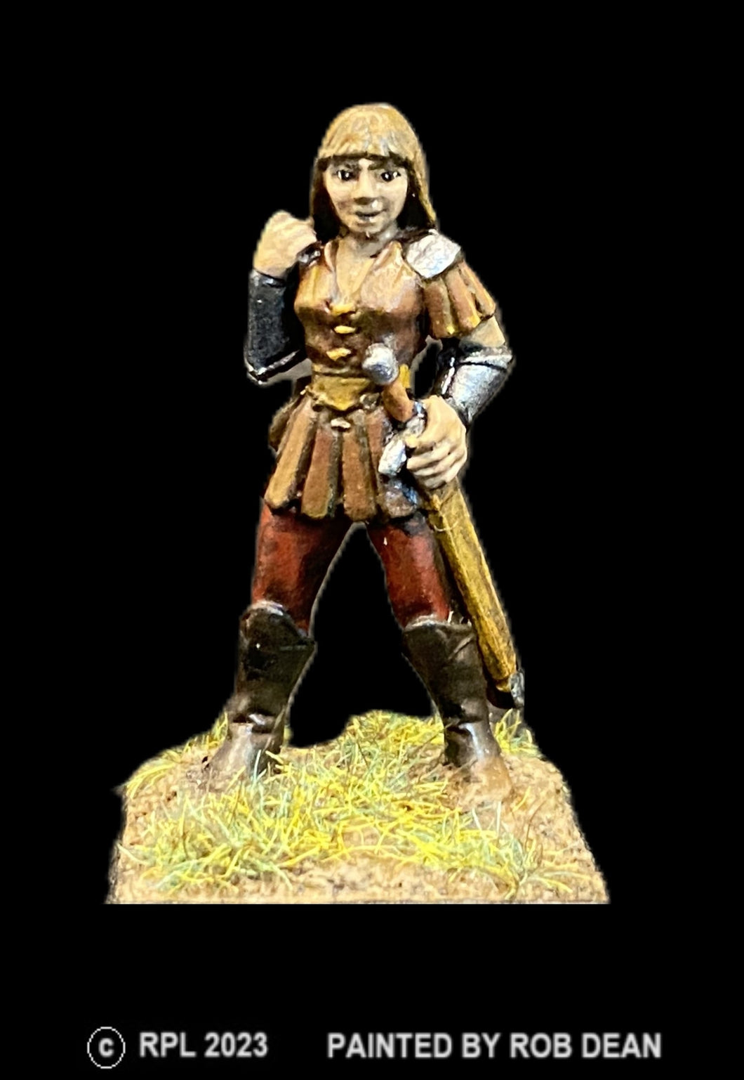52-0029:  Female Adventurer with Sword Sheathed
