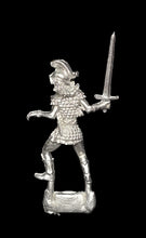 Load image into Gallery viewer, 52-0087:  Female Adventurer with Sword and Helmet, Scale Armor
