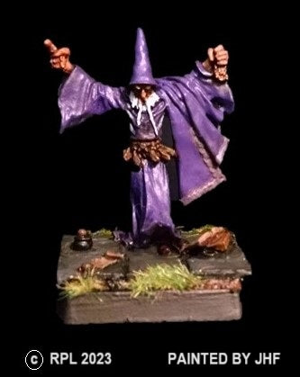 52-0501: Wizard, Casting Spell – Ral Partha Legacy