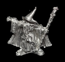 Load image into Gallery viewer, 52-0504:  Wizard with Staff and Large Cloak, Channeling Through Fist

