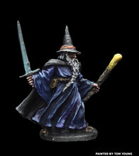 Load image into Gallery viewer, 52-0506:  Wizard with Sword and Staff, Pointed Hat
