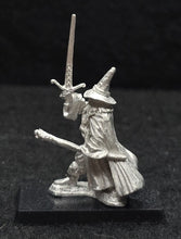 Load image into Gallery viewer, 52-0507:  Wizard with Sword Raised, Staff Forward
