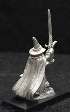 Load image into Gallery viewer, 52-0507:  Wizard with Sword Raised, Staff Forward
