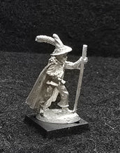Load image into Gallery viewer, 52-0509:  Wizard with Walking Staff and Feather on Hat
