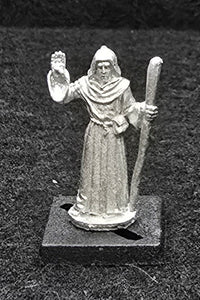 52-0716:  Cultist with Staff, Hooded