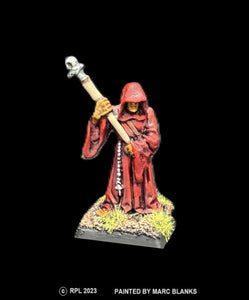 52-0734:  Cleric with Staff, Hooded