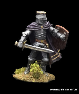 52-0903:  Paladin with Sword, Bucket Helm