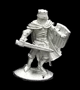 52-0903:  Paladin with Sword, Bucket Helm
