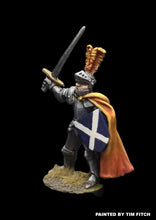 Load image into Gallery viewer, 52-0914:  Paladin, Sword Raised, Plumed Helm
