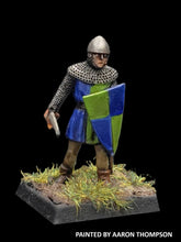 Load image into Gallery viewer, 52-1002:  Man-at-Arms with Shield, Weapon Lowered
