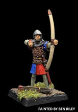 Load image into Gallery viewer, 52-1021:  Longbowman Firing, Brigandine
