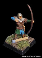 Load image into Gallery viewer, 52-1023:  Longbowman Firing, Studded Armor
