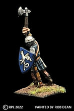 Load image into Gallery viewer, 52-1430:  Avalon Men-at-Arms with Axe and Heater Shield
