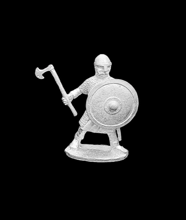 52-1431:  Avalon Men-at-Arms with Axe and Round Shield