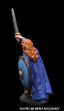 Load image into Gallery viewer, 52-1634:  Shield Maiden Advancing with Sword Raised and Shield
