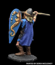Load image into Gallery viewer, 52-1656:  Northman Raider with Spear, Kite Shield Extended

