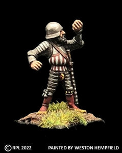 52-1811:  Imperial Pikeman, Advancing, with Sallet