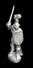 Load image into Gallery viewer, 52-1925:  Imperial Knight on Foot, with Visored Helm, Sword, and Heater Shield
