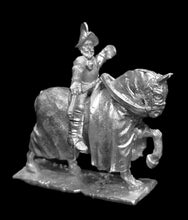 Load image into Gallery viewer, 52-1943 48-0371: Imperial Demilancer, Firing Pistol, with Morion on Caparisoned Horse [Rider &amp; Mount]
