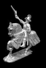 Load image into Gallery viewer, 52-1944 48-0372: Imperial Demilancer, Pistol Raised, with Morion on Caparisoned Horse [Rider &amp; Mount]
