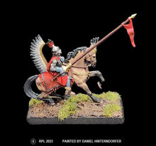 Load image into Gallery viewer, 52-1960/48-0436:  Elite Allied Cavalryman - Winged Hussar [rider and mount]
