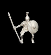 Load image into Gallery viewer, 52-2103/48-0351:  Hoplite Cavalryman, Plumed Helmet, Spear, and Shield [rider and mount]
