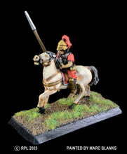 Load image into Gallery viewer, 52-2104/48-0319:  Hoplite Cavalryman, Plumed Helmet [rider and mount]
